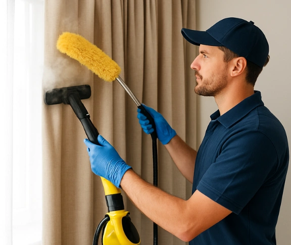 Trusted blind cleaning technician Matty Curtain Cleaning minto-heights-nsw QLD